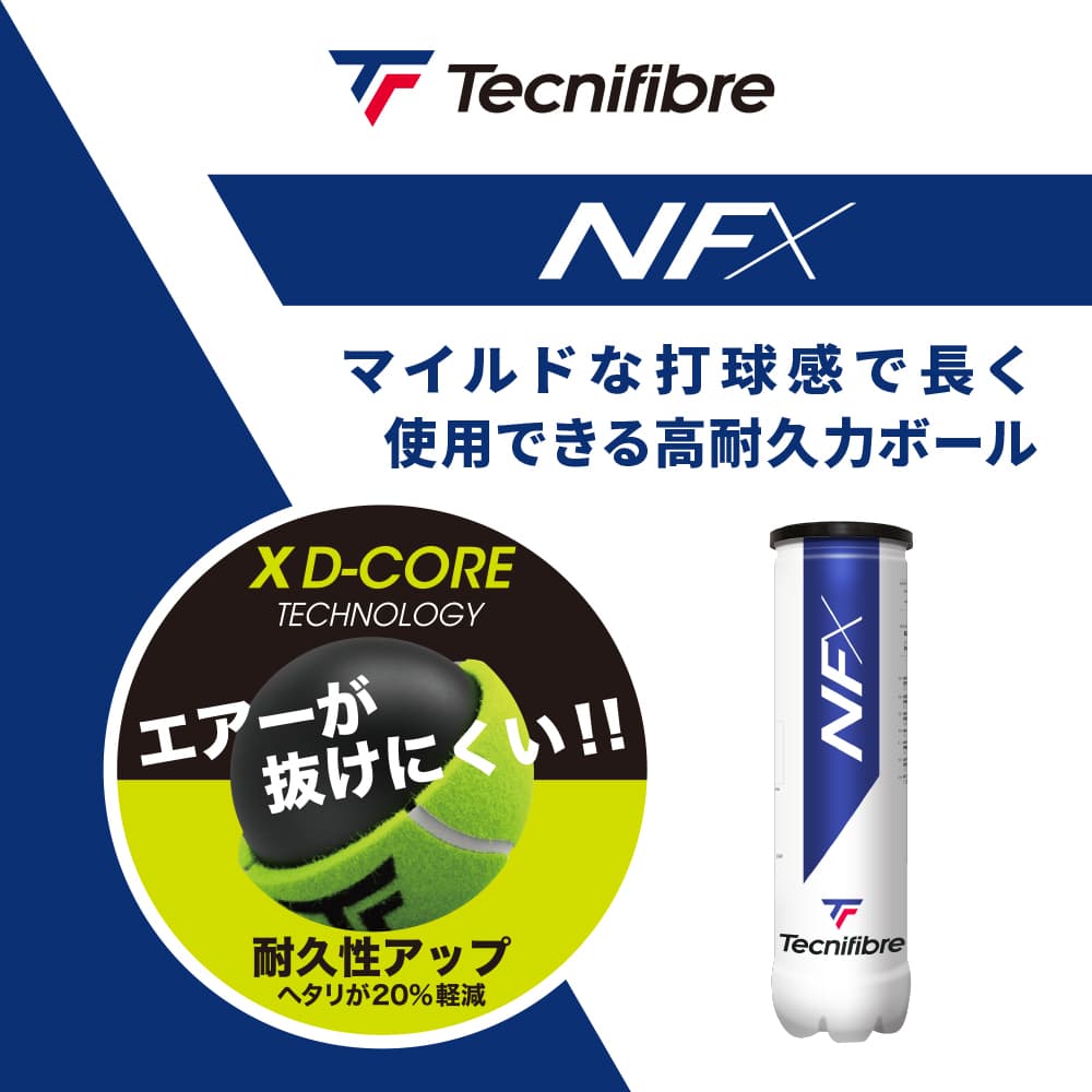 Tecnifibre NFX の商品画像(メーカー公式サイトより)